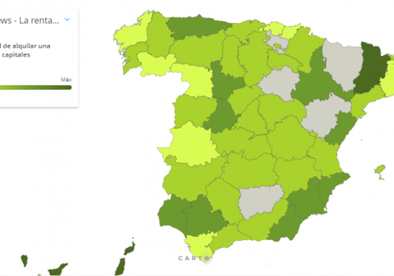 La rentabilidad de la inversión de vivienda se reduce